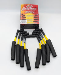 Thumbnail for Granatelli 20-23 GM LT2 6.2L V8 Hi-Perf Coil-Near-Plug Wire Conn Kit w/Ylw Jacket/Blk Sleeve