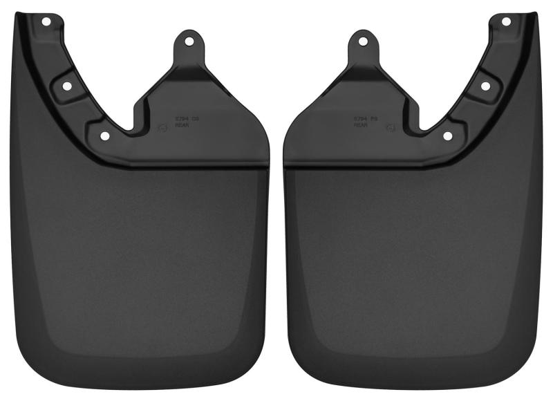 Husky Liners 2016 Toyota Tacoma w/ OE Fender Flares Custom Molded Rear Mud Guards - Black