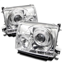 Thumbnail for Spyder Toyota Tacoma 97-00 Projector Headlights LED Halo LED Chrome High H1 Low H1 PRO-YD-TT97-HL-C
