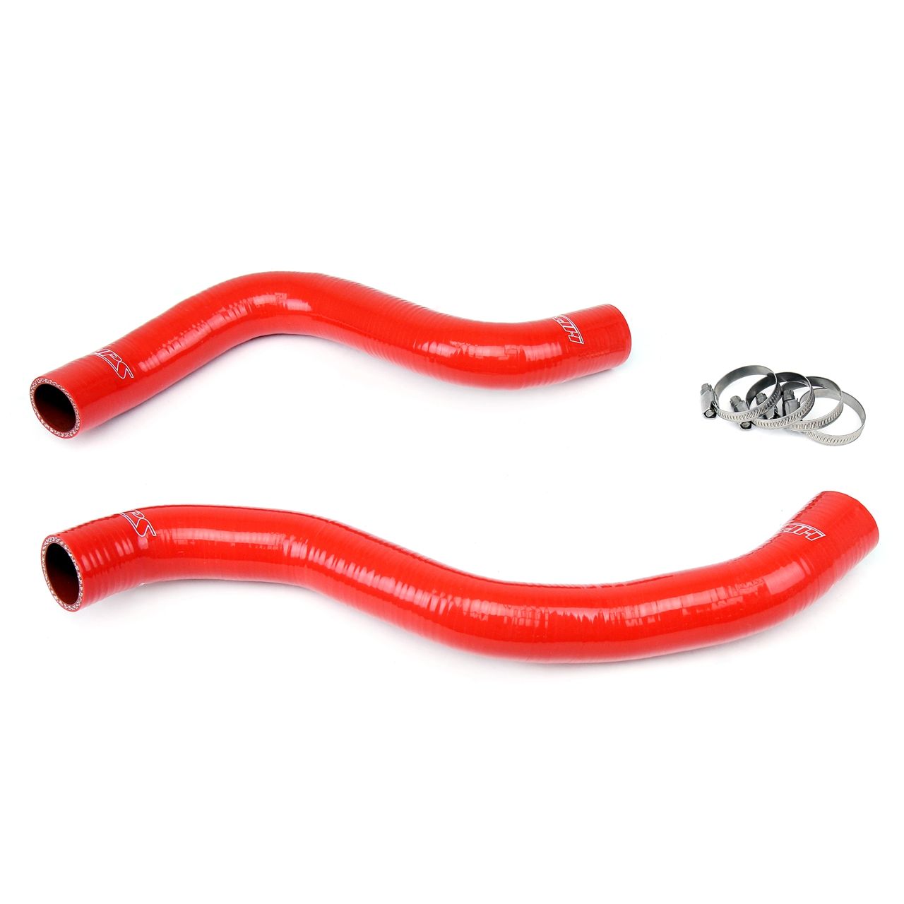 HPS Red Reinforced Silicone Radiator Hose Kit Coolant for Mitsubishi Lancer EVO 9