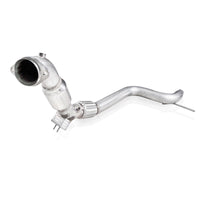 Thumbnail for Stainless Works 2015-16 Mustang Downpipe 3in High-Flow Cats Factory Connection