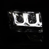 Thumbnail for ANZO 2009-2014 Ford F-150 Projector Headlights w/ U-Bar Chrome