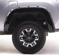 Thumbnail for EGR 16+ Toyota Tacoma w/Mudflap Bolt-On Look Color Match Fender Flares - Set - Black