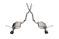 Thumbnail for Corsa 11-21 Jeep Grand Cherokee Xtreme 2.5in Cat-Back Dual Rear Exit w/ Single 4.5in Black PVD Tips