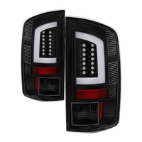 Thumbnail for Spyder 07-09 Dodge Ram 2500/3500 V3 Light Bar LED Tail Lights - Black (ALT-YD-DRAM06V3-LBLED-BK)