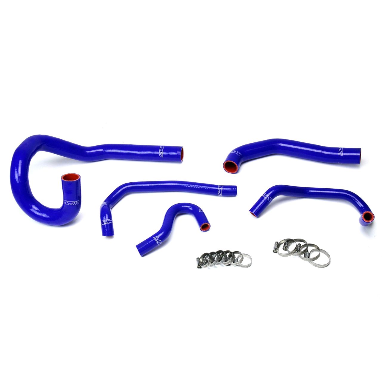 HPS Blue Reinforced Silicone Radiator + Heater Hose Kit Coolant for Toyota 86-92 Supra MK3 Turbo & NA 7MGE / 7MGTE Left Hand Drive