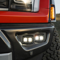 Thumbnail for Baja Designs 21-22 Ford F-150 Raptor S2 SAE Dual Fog Pocket Light Kit - Clear