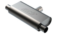 Thumbnail for Borla T- Flow Universal Muffler - 2.5in Single Inlet/2.5in Dual Outlet 24in OAL 4.25x9.10x18in Body