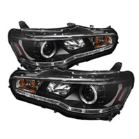 Thumbnail for Spyder Mitsubishi Lancer/EVO-10 08-14 Projector Xenon/HID- LED Halo DRL Blk PRO-YD-ML08-HID-DRL-BK