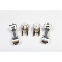 Thumbnail for Rugged Ridge 07-18 Jeep Wrangler Stainless Steel Hood Catch Set