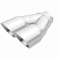 Thumbnail for MagnaFlow Double Wall 3in Dual Round Polished Tip 2.25in Inlet
