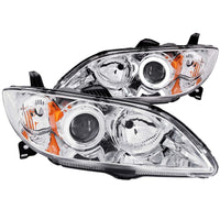 Thumbnail for ANZO 2004-2008 Mazda 3 Projector Headlights w/ Halos Chrome