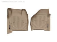 Thumbnail for WeatherTech 99-07 Ford F250 Super Duty Crew Front FloorLiner - Tan