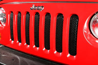 Thumbnail for Rugged Ridge Grille Insert Black 07-18 Jeep Wrangler