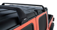 Thumbnail for Rhino-Rack 07-22 Jeep Wrangler JK/JL 4 Door Hard Top Vortex SG 2 Bar Roof Rack - Black