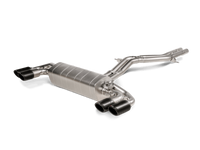 Thumbnail for Akrapovic 2019+ Porsche Cayenne S/Coupe (536) Evolution Line Cat Back (Titanium) (Req. Tips)