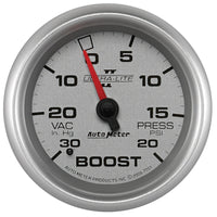 Thumbnail for Autometer UL II 2-5/8in 30in HG/20 PSI Mechanical Boost/Vacuum Gauge
