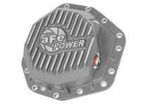 Thumbnail for aFe Power Street Ser Rear Diff Cover Raw w/Mach Fin 2017 Ford Diesel Trucks V8-6.7L(td) Dana M275-14