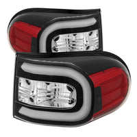 Thumbnail for Spyder Toyota FJ Cruiser 07-13 Light Bar LED Tail Lights Black ALT-YD-TFJ07-LBLED-BK