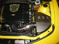 Thumbnail for Injen 10 Camaro 3.6L V6 Wrinkle Black Power-Flow Short Ram Air Intake System
