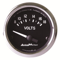 Thumbnail for Autometer Cobra 2 1/16in 8-18 Volt Electric Voltmeter Gauge