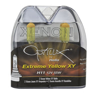 Thumbnail for Hella Optilux H11 55W XY Extreme Yellow Bulbs (Pair)