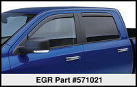 Thumbnail for EGR 92-99 Chev Suburban/Yukon Tahoe / Crew Cab In-Channel Window Visors - Set of 4 (571021)