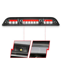 Thumbnail for ANZO 15-20 Ford F-250 - F-550 LED Third Brake Light - Black Housing/Clear Lens