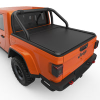 Thumbnail for EGR 20-22 Jeep Gladiator RollTrac S-Series Black Powder Coated Sports Bar Jeep Gladiator