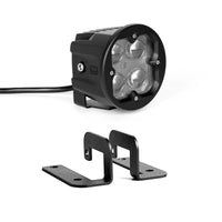 Thumbnail for XK Glow Round XKchrome 20w LED Cube Light w/ RGB Accent Light - Fog Beam w/Fog Light Bracket
