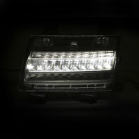 Thumbnail for ANZO 18-19 Jeep Wrangler JL LED Chrome Clear w/ Sequential Signal
