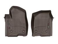 Thumbnail for WeatherTech 2019+ Chevrolet Silverado 1500 Crew Cab Front FloorLiner - Cocoa