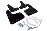 Thumbnail for Rally Armor 12-19 Ford Focus ST / 16-19 RS Black Mud Flap w/Red Logo