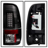 Thumbnail for Spyder Ford Super Duty 08-15 LED Tail Lights Black ALT-YD-FS07-LED-BK