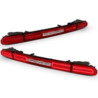 Thumbnail for ANZO 08-10 Dodge Challenger LED Taillights - Red/Clear w/Sequential Turn Signal