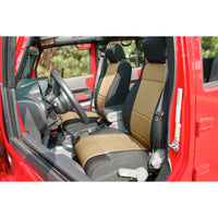 Thumbnail for Rugged Ridge Neoprene Front Seat Covers 11-18 Jeep Wrangler JK