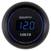 Thumbnail for Autometer Cobalt Digital 52.4mm Black Voltmeter