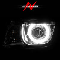 Thumbnail for ANZO 2010-2013 Chevrolet Camaro Projector Headlights w/ Halo Chrome (CCFL)