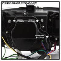 Thumbnail for Spyder BMW E90 3-Series 06-08 4DR V2 Headlights - HID Only - Black PRO-YD-BMWE9005V2-HID-DRL-BK