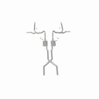 Thumbnail for MagnaFlow 65-68 Chevy Impala All V8 Multiple Exit Options Crossmember-Back Perf Exhaust