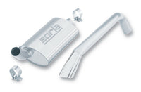 Thumbnail for Borla 81-86 Jeep CJ-7 4.2L AT/MT 4WD Cat-Back 2in Single Round Angle Cut Intrcld Rr 2.5in Rndx6.5in