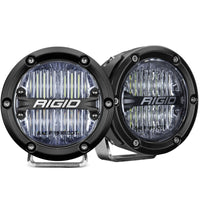 Thumbnail for Rigid Industries 360-Series 4in LED SAE J583 Fog Light - White (Pair)