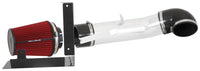 Thumbnail for Spectre 99-07 GM Truck V8-4.8/5.3/6.0L F/I Air Intake Kit - Clear Anodized w/Red Filter