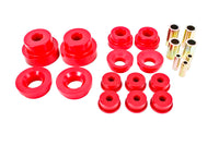 Thumbnail for BMR 10-15 5th Gen Camaro Pro Version Rear Cradle Bushing Kit (BK024 BK029) - Red