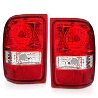 Thumbnail for ANZO 2001-2011 Ford Ranger Taillights w/ Red/Clear Lens (OE Replacement) Pair