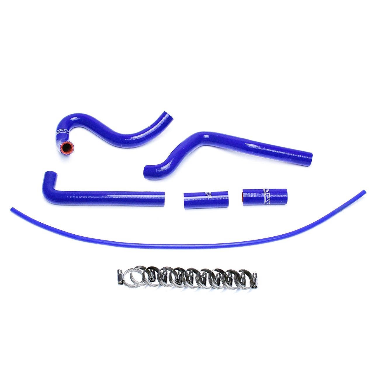 HPS Blue Reinforced Silicone Radiator Hose Kit Coolant for Kawasaki 94-02 KX250