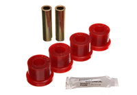 Thumbnail for Energy Suspension 86-91 Mazda RX7 Red Rear Control Arm Bushing Set