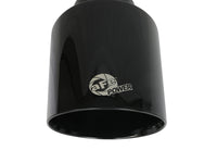 Thumbnail for aFe Takeda 409 SS Clamp-On Exhaust Tip 2.5in. Inlet / 4.5in. Outlet / 7in. L - Black