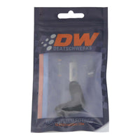 Thumbnail for DeatschWerks 6AN Male Flare to 6AN Male Flare 90-Degree Fitting - Anodized Matte Black