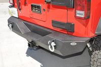 Thumbnail for DV8 Offroad 07-18 Jeep Wrangler JK Steel Mid Length Rear Bumper